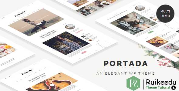 Portada - 优雅博客博客WordPress主题