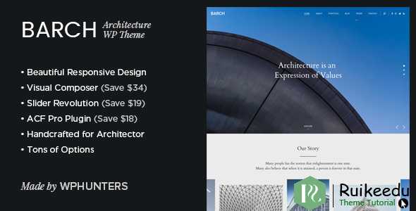 Barch - 架构组合WordPress主题
