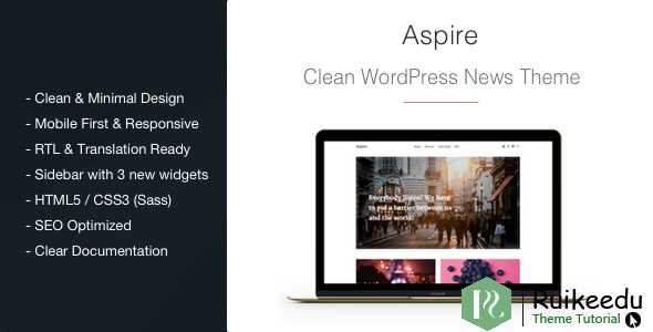 Aspire - 新闻和杂志清洁WordPress主题