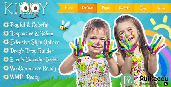 Kiddy - 儿童WordPress主题