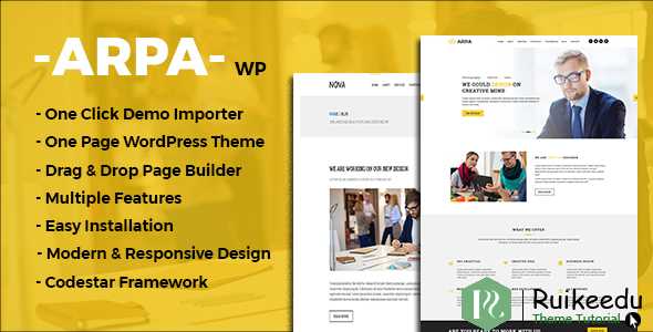 Arpa - 单页商务WordPress主题