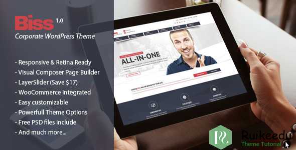 Biss - 企业多用途WordPress主题