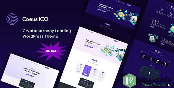 Coeus - 加密货币登陆页面WordPress主题