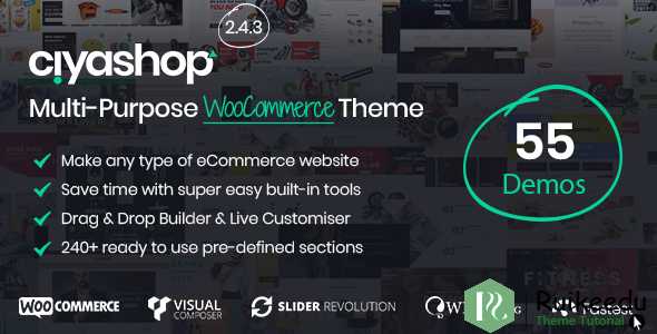 CiyaShop - 响应式多用途WordPress主题
