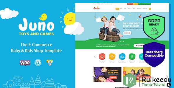 Juno - 儿童玩具和游戏商店WordPress主题