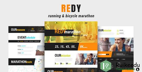Redy - 马拉松和运动WordPress主题