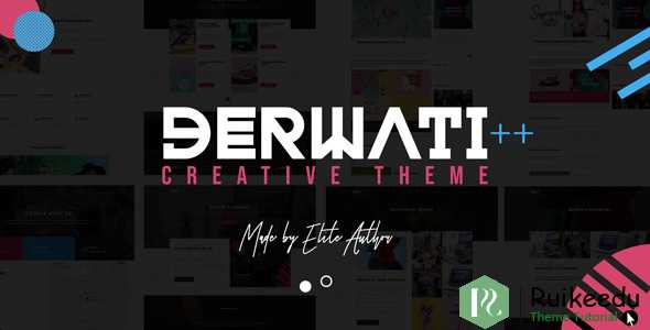 Derwati - 时尚和创意组合WordPress主题