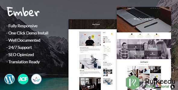 Ember - 数字营销机构WordPress主题