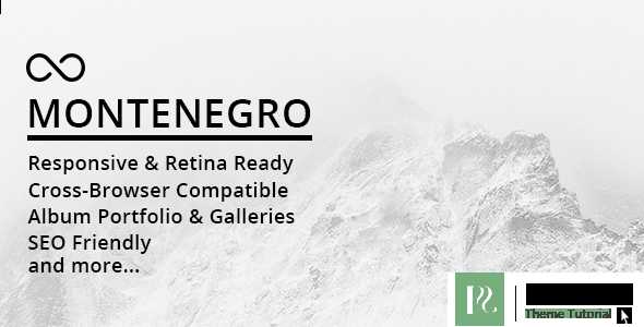 Montenegro - 最小摄影WordPress主题