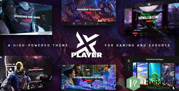 PlayerX - 游戏的高性能WordPress主题