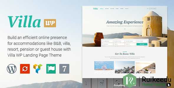 Villa - WordPress登陆页面主题