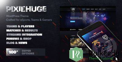 PixieHuge - 游戏WordPress主题
