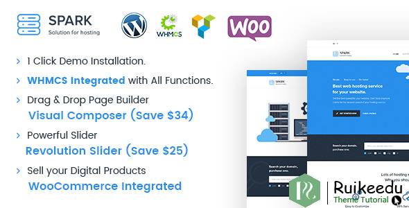 Spark - 响应WHMCS托管WordPress主题