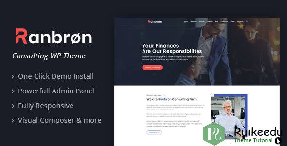 Ranbron - 商业和咨询WordPress主题