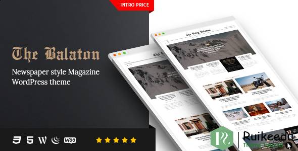 Balaton - 报纸风格杂志WordPress主题