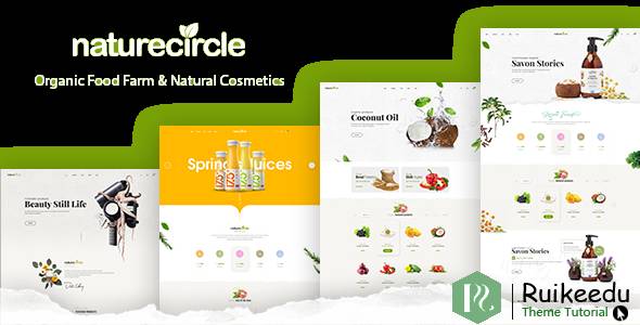 NatureCircle - WooCommerce WordPress的有机主题