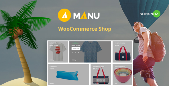 Manu - 旅游商店WooCommerce主题
