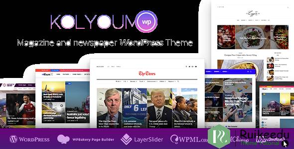 Kolyoum News - 报纸杂志新闻WordPress主题