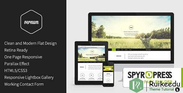 Vernum - 响应OnePage视差主题