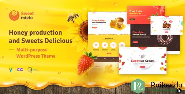 Sweet Mielo - 蜂蜜生产,养蜂业WordPress主题