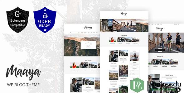 Maaya Blog - 旅游个人博客主题