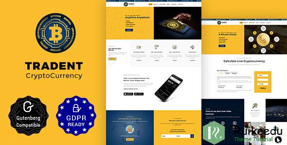Tradent - 比特币,加密货币主题