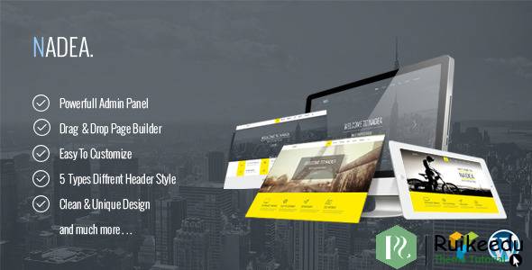 Nadea - 响应式多用途WordPress主题