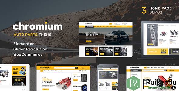 Chromium - 汽车配件商店WordPress主题