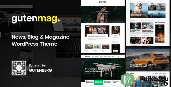 GutenMag - 古腾堡主题杂志和博客