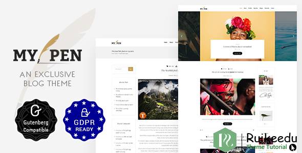 My Pen - 最小博客WordPress主题