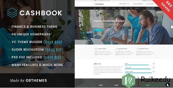 Cashbook - 商业和金融WordPress主题