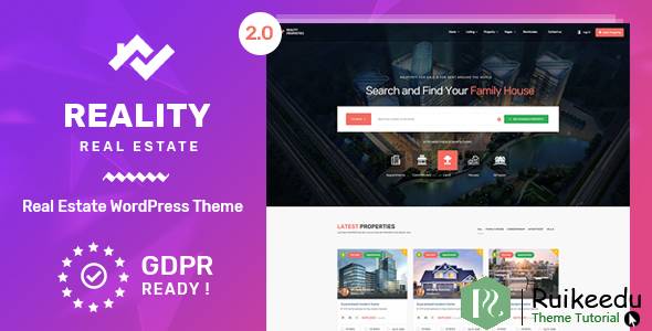Reality - 房地产WordPress主题