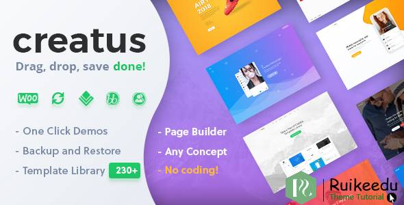 Creatus - 终极多用途WordPress主题