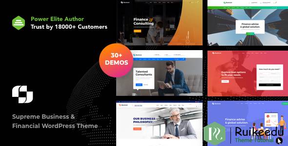 Businext - 最高企业和金融机构WordPress主题