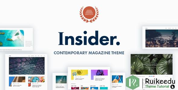 Insider - 当代杂志和博客主题