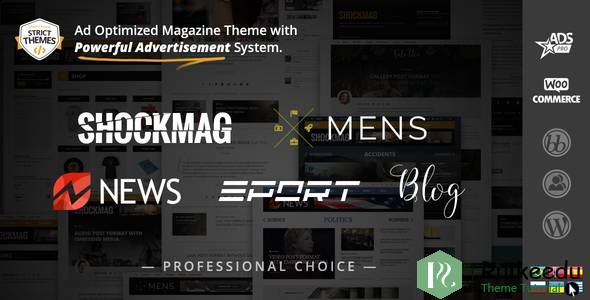 Shockmag - 广告优化杂志WordPress主题