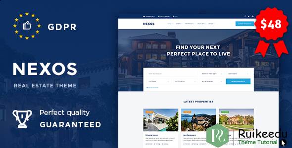 Nexos - 房地产代理商目录WordPress主题