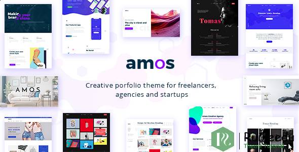 Amos - 针对代理商的创意WordPress主题