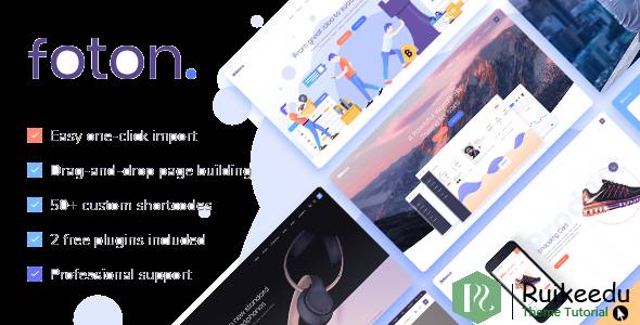 Foton - 多概念软件登陆主题