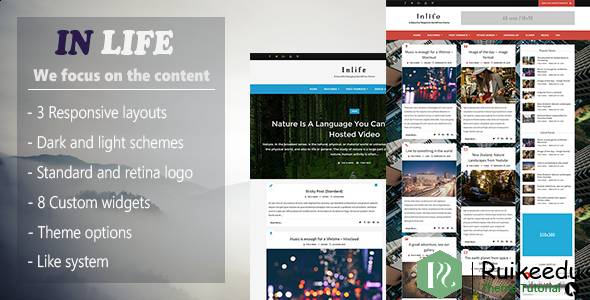 InLife - 简单灵活的博客/杂志