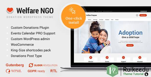 Welfare NGO - 非营利组织慈善主题