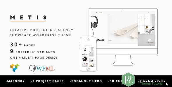 Metis - 投资组合/代理商WordPress主题