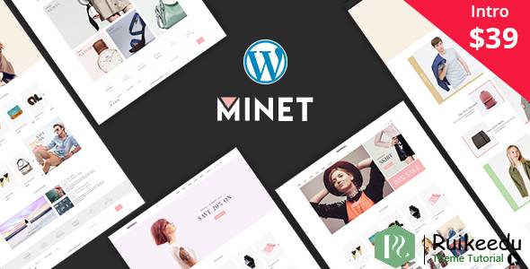 MINET - 极简主义电子商务WORDPRESS主题