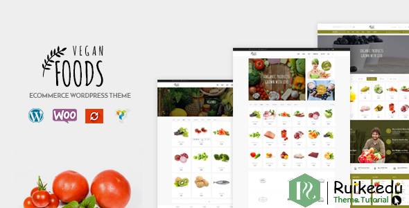 VEGAN FOOD- 有机商店,农场响应主题