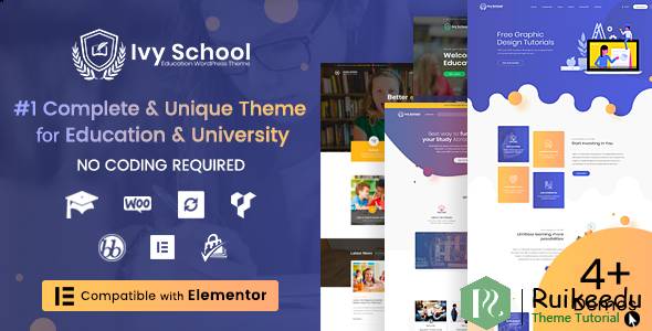Ivy School – 教育,大学和学校主题