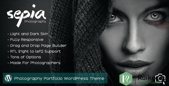 Sepia - 摄影组合WordPress主题