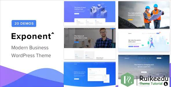 EXPONENT - 现代多功能商务主题
