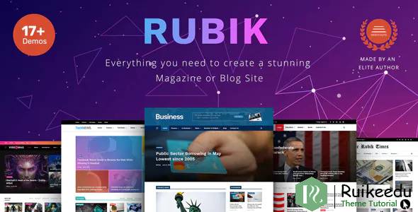 RUBIK - 博客杂志网站的完美主题