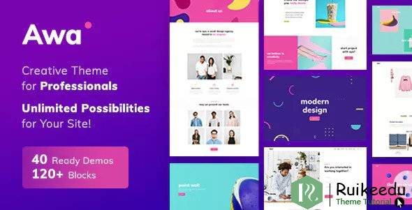 AWA - 投资组合WordPress主题