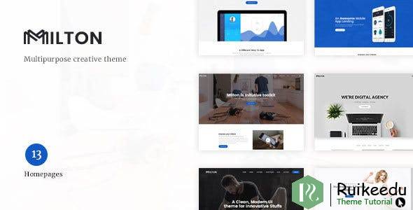 MILTON - 多用途创意WORDPRESS主题